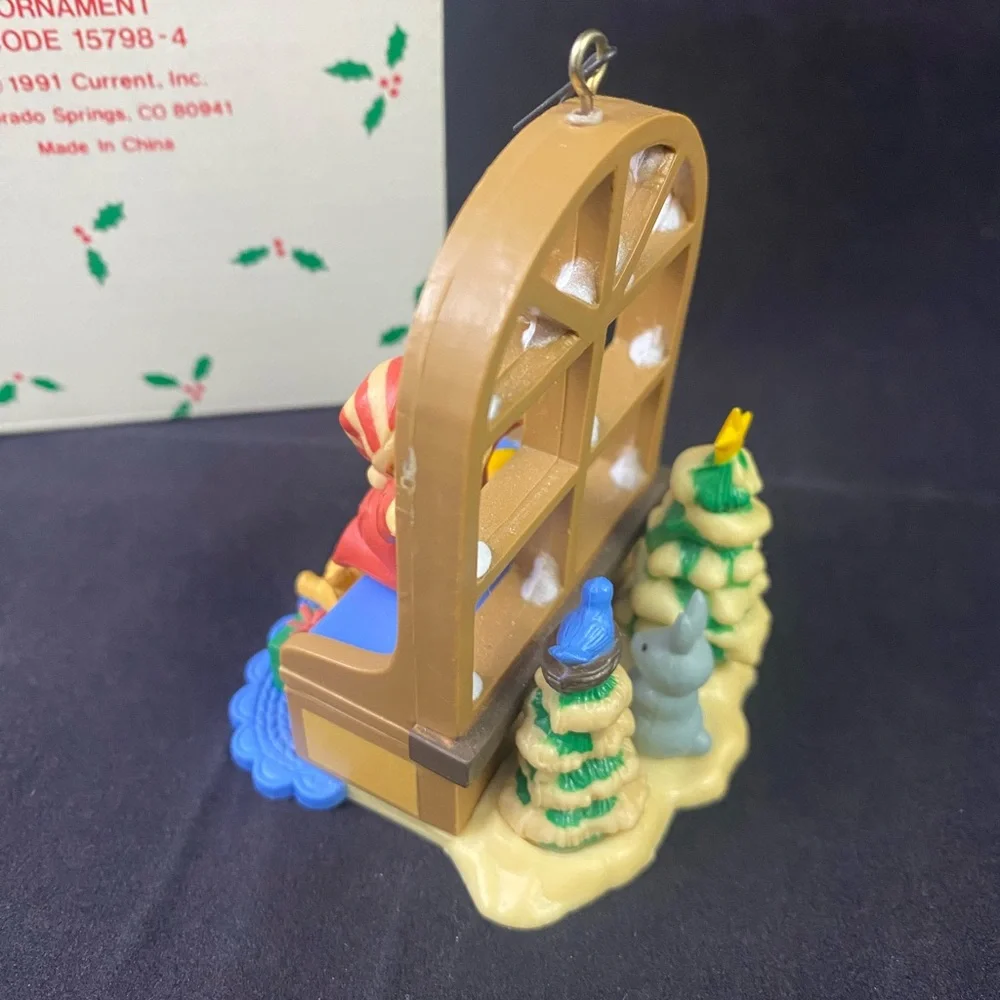 Vintage 1991 Current Winter Friends Christmas Ornament